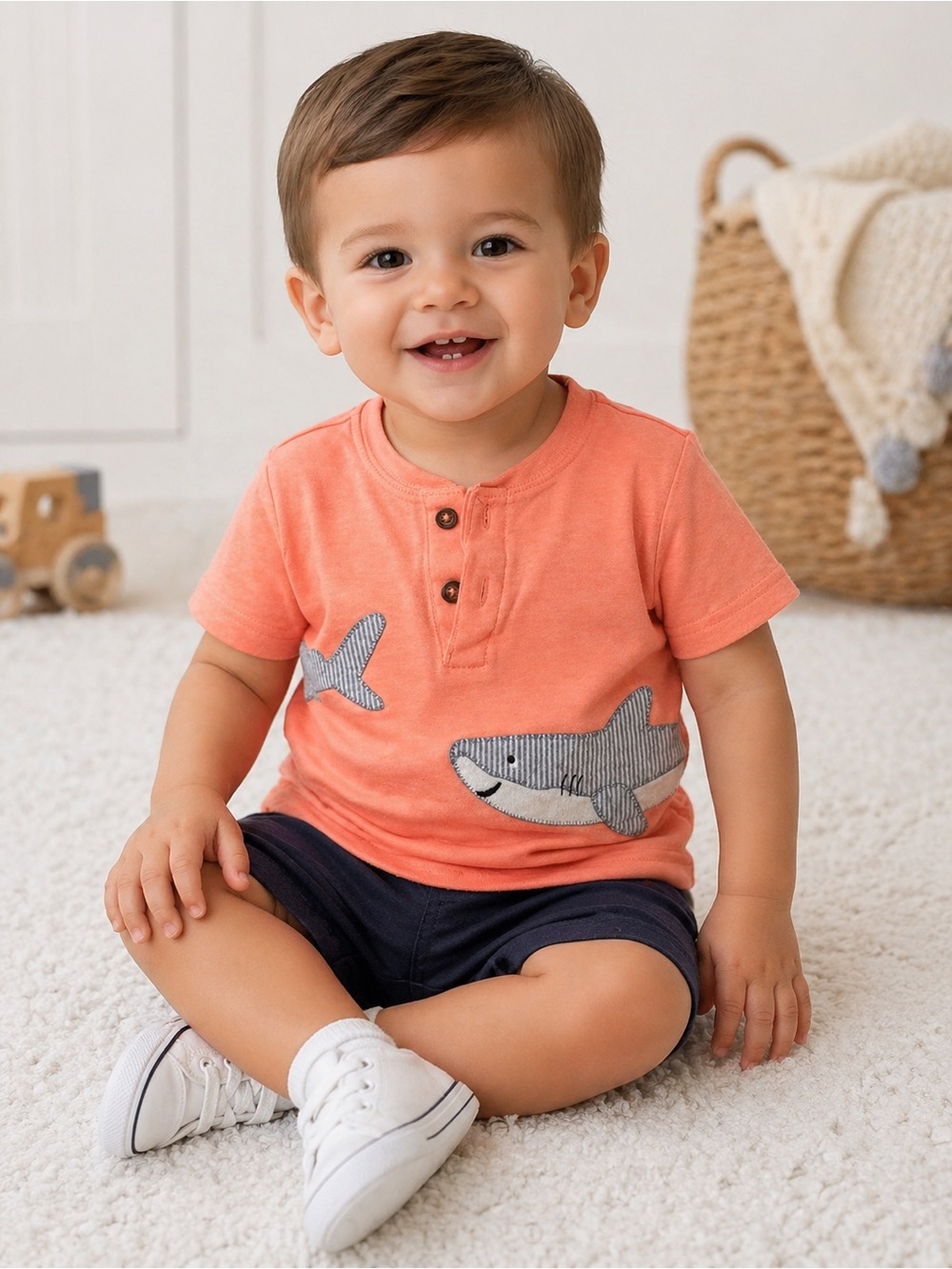 ✨ Carter’s Shark Tee – Cute & Playful Summer Style ✨